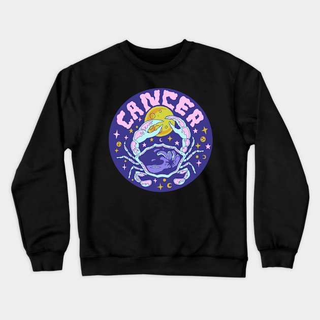 CANCER ZODIAC Crewneck Sweatshirt by AMOS_STUDIO